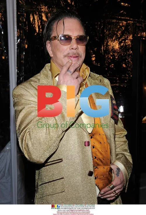 Mickey Rourke at "The Wrestler" Premiere
