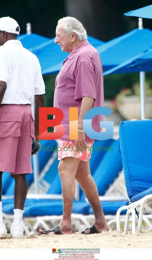 Michael Winner and Geraldine Relax in Caribbean