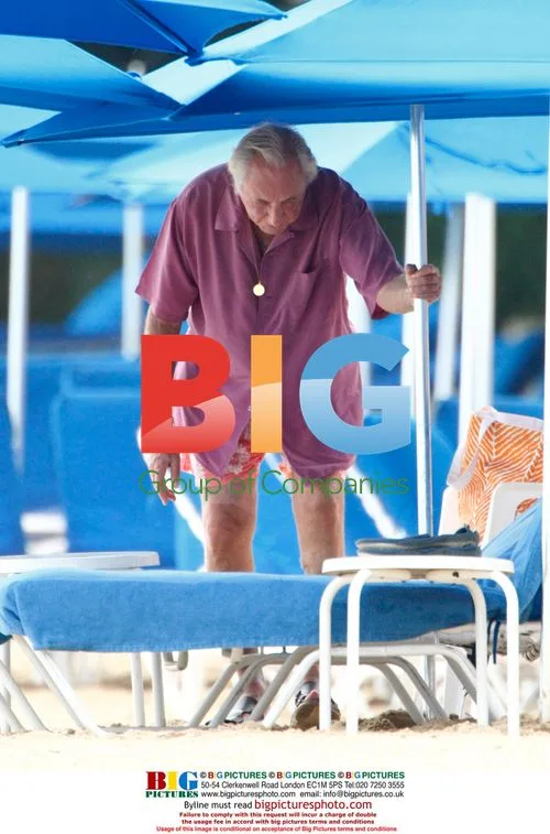 Michael Winner and Geraldine in Caribbean