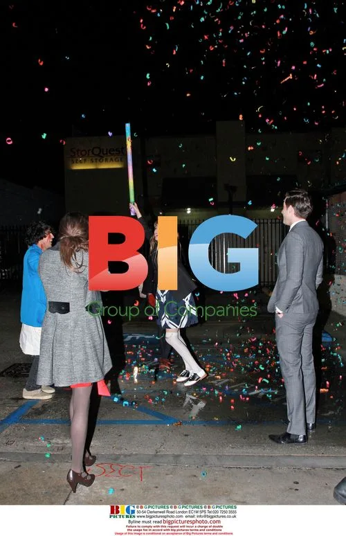 Lindsay Lohan leaves birthday party