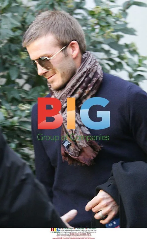 David Beckham Leaves Clinic After Exam
