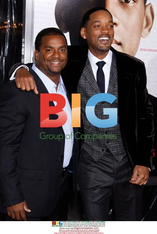 Will Smith and Alfonso Ribeiro at "Seven Pounds" Premiere