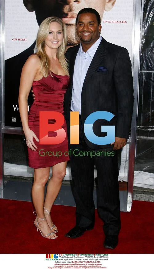 Alfonso Ribeiro and Amanda at 'Seven Pounds' premiere