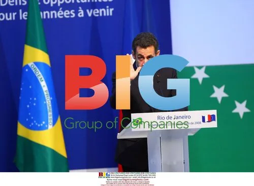 Sarkozy and Lula at Brazil-EU Summit
