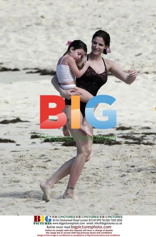 Stephanie Seymour Vacations in St. Barthelemy