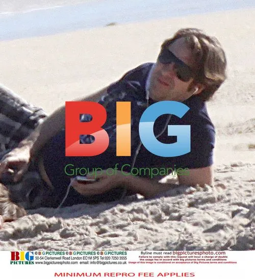 Jonathan Ross on the Beach