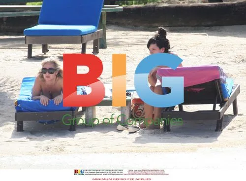Lily Allen on Caribbean Beach