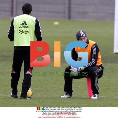 Liverpool players training at Melwood