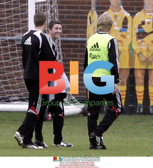 Liverpool Players Train at Melwood