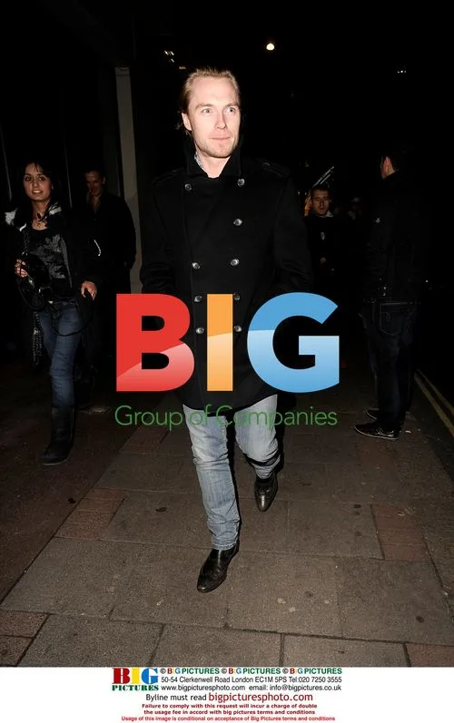 Ronan Keating leaving Nobu Berkley
