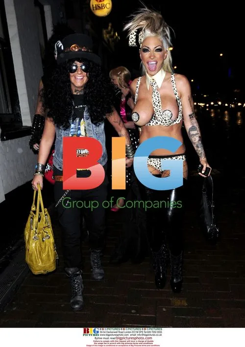 Jodie Marsh Parties at Sugar Hut