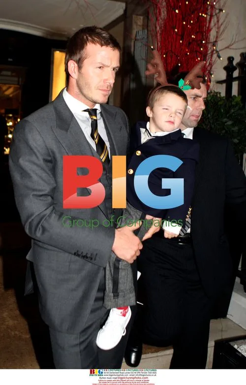 The Beckham Family Leaves Claridges