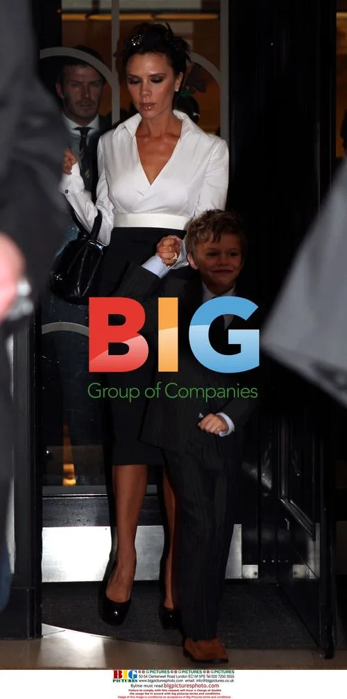 Beckham Family Leaves Claridges After Lunch