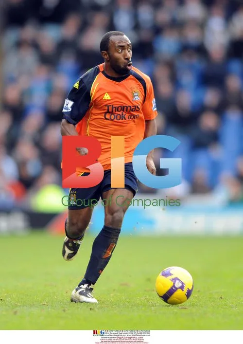 Darius Vassell in Manchester City Premier League match