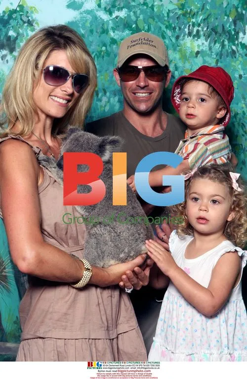 Dani Behr and Family at Currumbin Wildlife Sanctuary