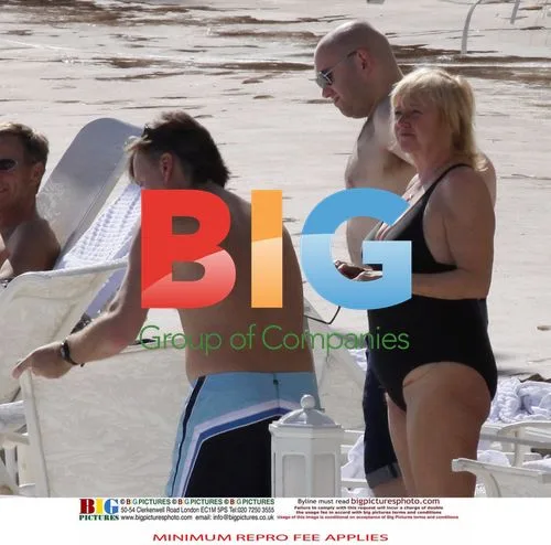 Richard Madeley and Judy Finnigan at Florida Beach