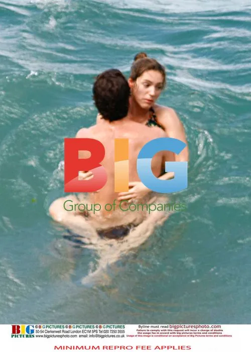 Kelly Brook and Danny Cipriani at the Beach