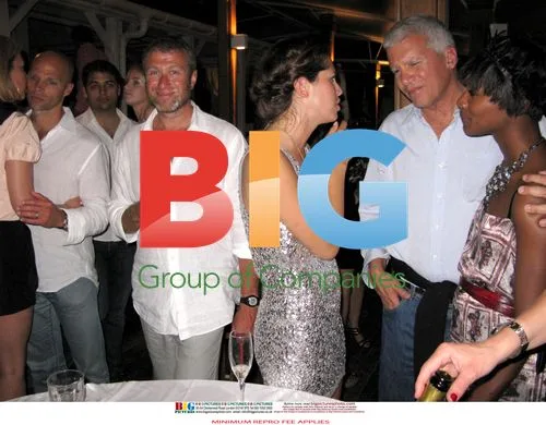 Abramovich and Gagosian at Beach Party