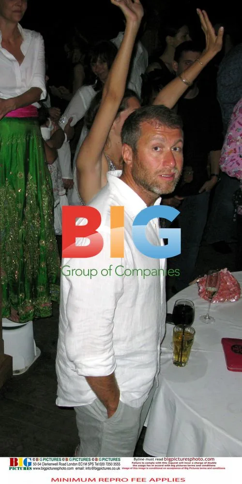 Roman Abramovich at Gagosian Beach Party