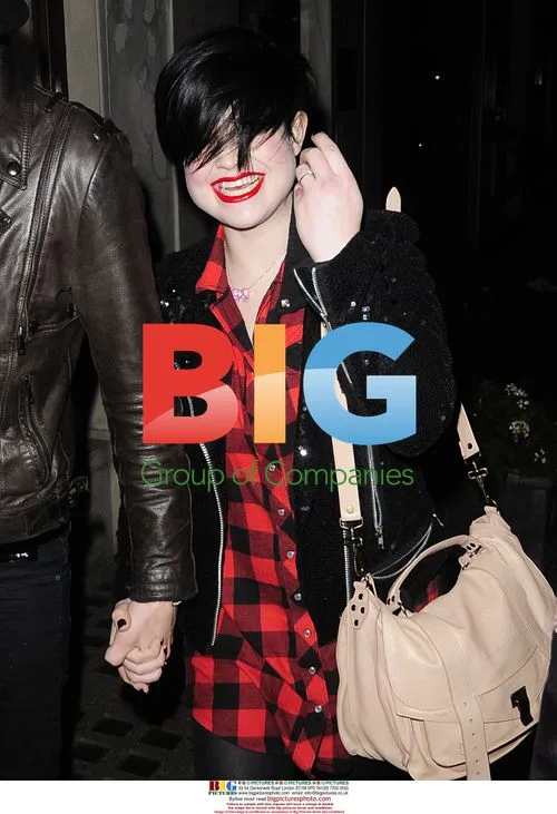 Kelly Osbourne and boyfriend arrive at London restaurant