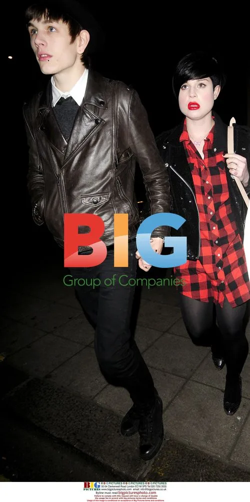 Kelly Osbourne and boyfriend Luke Worrell