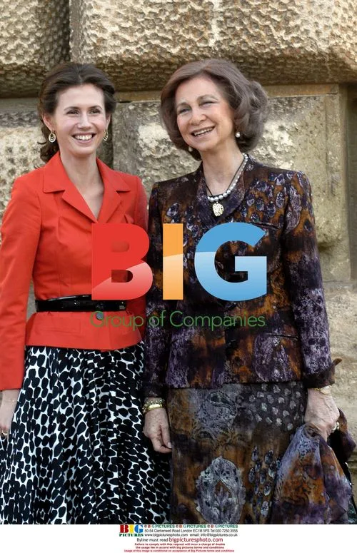 Queen Sofia and Asma Al Assad at Alhambra