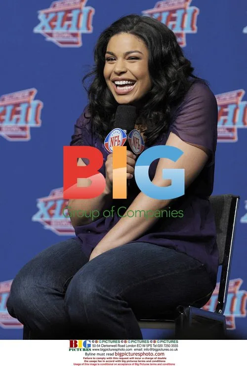 Jordin Sparks and Alicia Keys at Super Bowl XLII