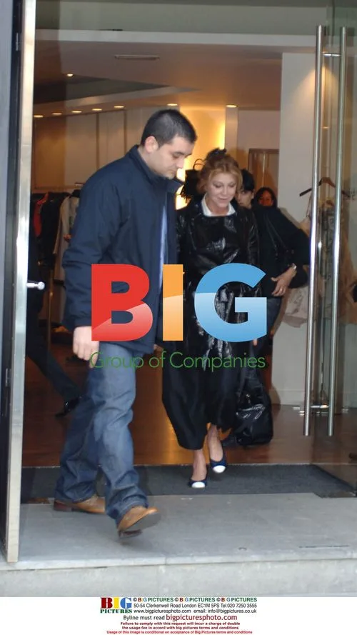 Tita Cervera shopping in Barcelona