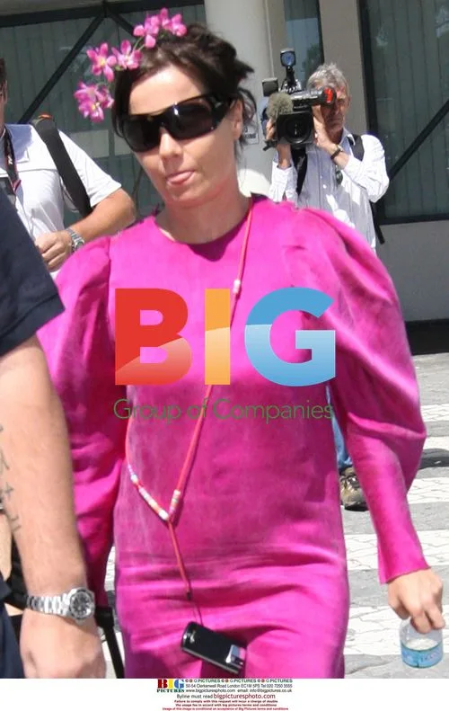 Bjork arrives for Big Day Out festival