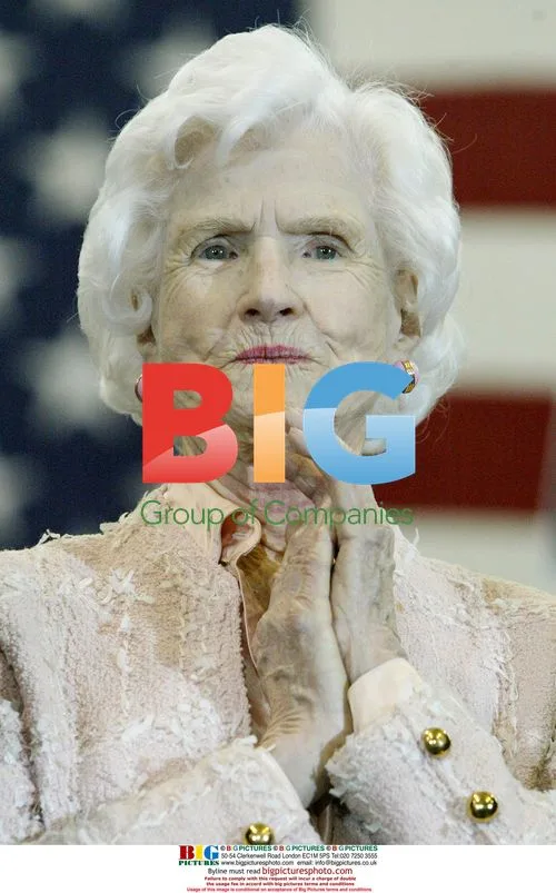 Roberta McCain watches son's campaign rally