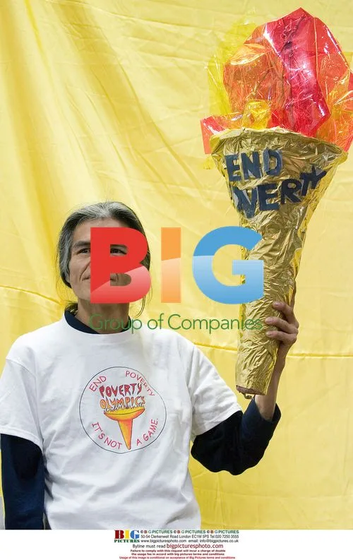 Poverty Olympics Opening Torch Relay, Downtown Eastside, Vancouver