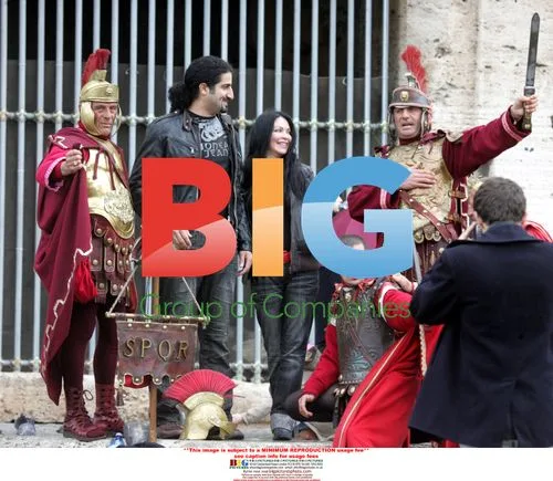 Omar bin Laden and wife on Roman holiday
