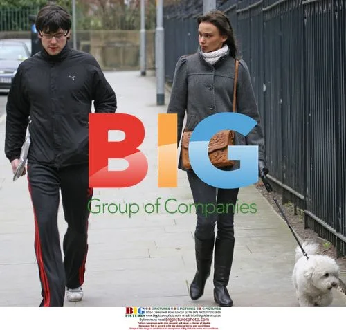 Rob Collier and girlfriend out with dog in Manchester