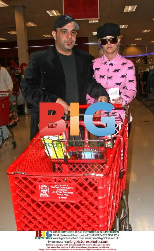 Britney Spears & Sam Lufti at Target