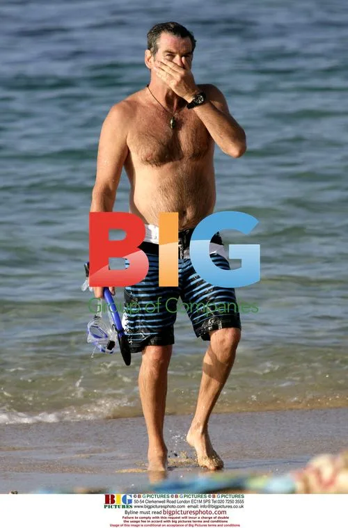 Pierce Brosnan and wife Keely in Hawaii