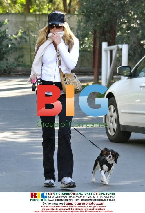 Amanda Bynes Walks Dog in LA Park
