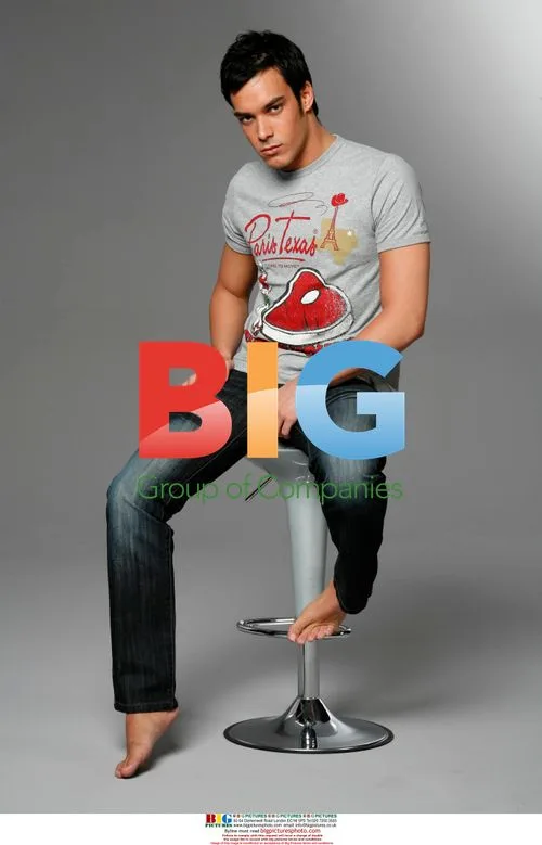 Luca Marin Poses in Studio