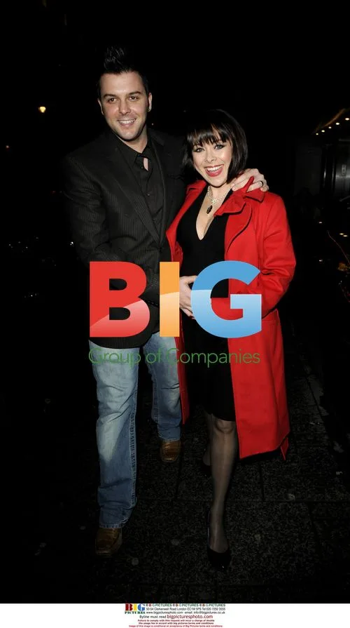 Lisa Scott-Lee at Andy Scott-Lee's launch party