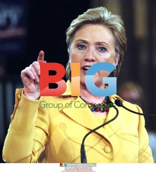 Hillary Clinton greets supporters in NY