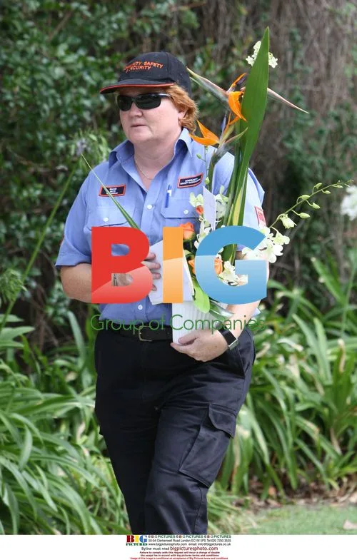 Flowers arrive at Ledgers' home