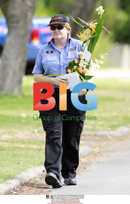 Flowers Arrive at Ledger Home