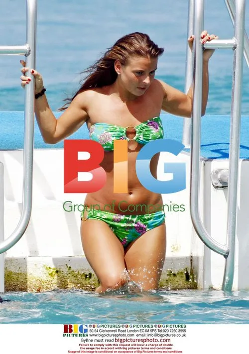 Coleen McLoughlin Soaking Up Rays in Caribbean