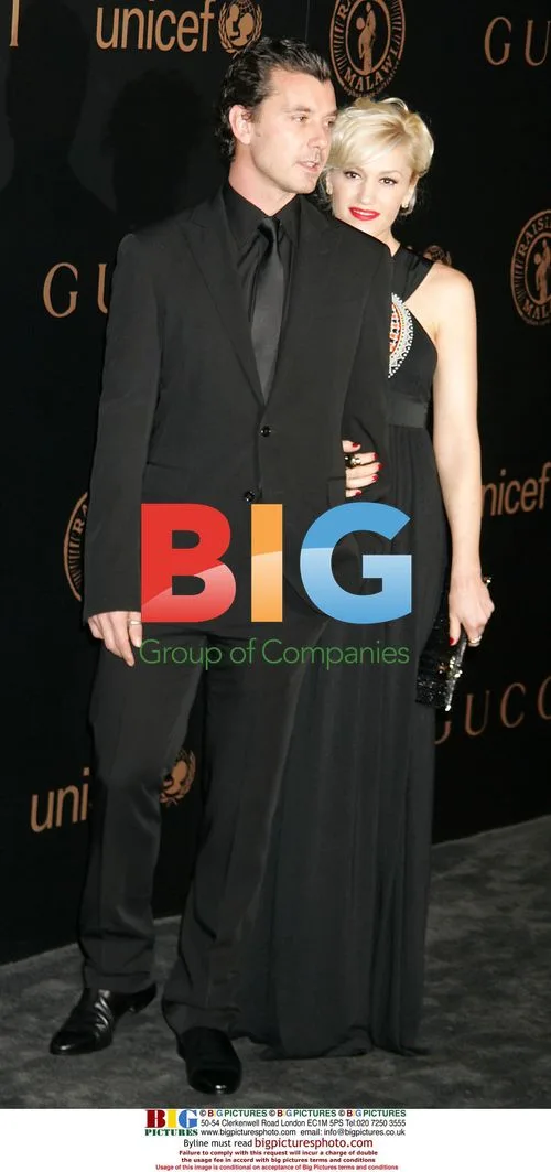 GAVIN ROSSDALE and GWEN STEFANI at Gucci Fundraiser