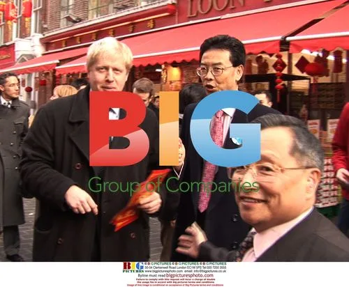 Tory MP Boris Johnson campaigns in China Town