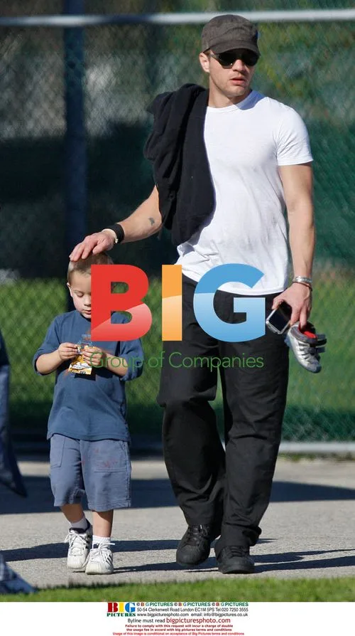 Ryan Phillippe Picks Up Son Deacon From Soccer