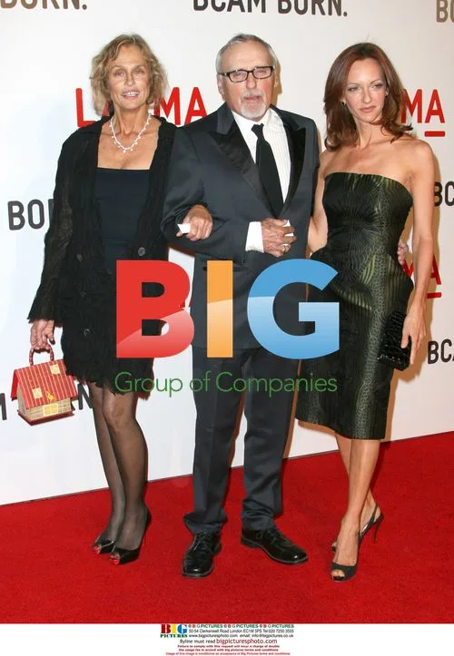 Lauren Hutton, Dennis Hopper and Victoria Duffy at LACMA opening