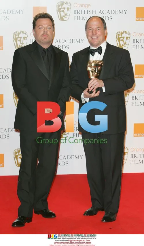 Eddie Izzard with Brad Lewis at BAFTA Awards