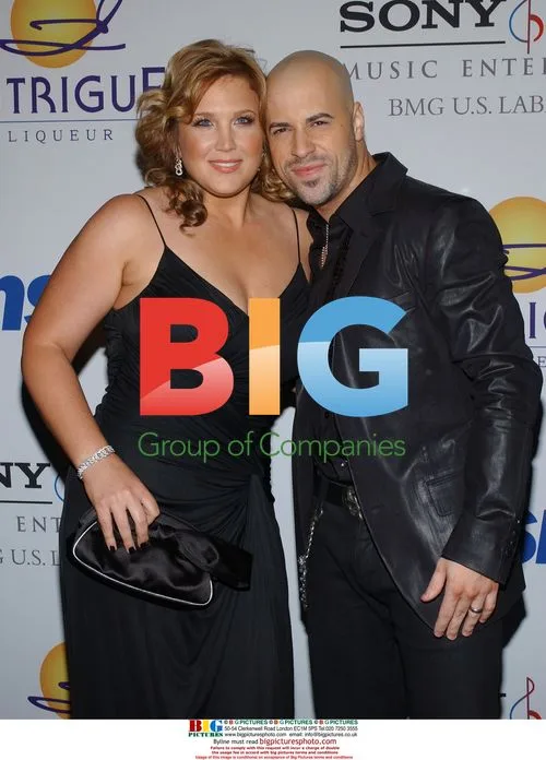Chris Daughtry and wife Deanna at 2008 Clive Davis Pre-Grammy Party