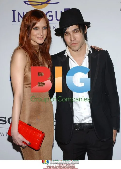 Ashlee Simpson and Peter Wentz at 2008 Clive Davis Party