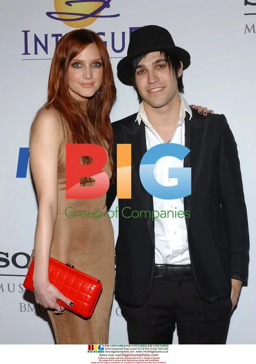 Ashlee Simpson and Peter Wentz at Clive Davis Pre-Grammy Party